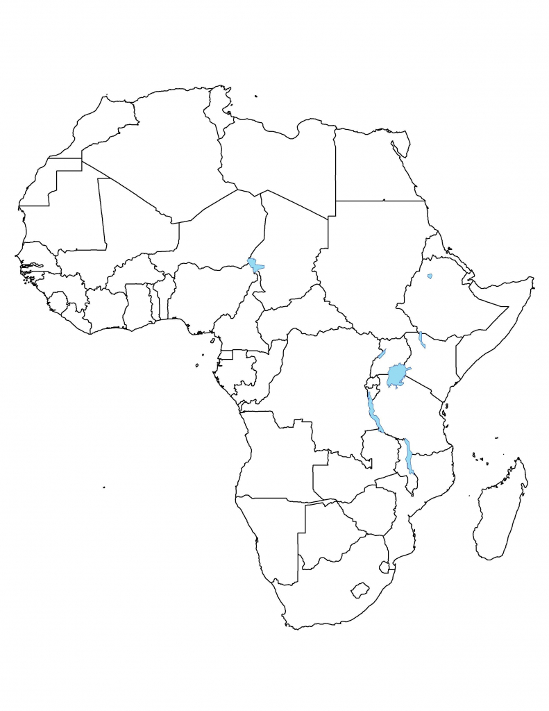 Printable Africa Map Blank | Biofocuscommunicatie for Printable Blank Map Of Africa