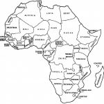 Printable Blank Map African Countries Diagram Outstanding Of High For Africa Outline Map Printable
