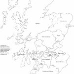 Printable, Blank Uk, United Kingdom Outline Maps • Royalty Free For Blank Map Of Scotland Printable