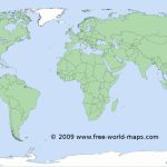 Printable Blank World Map With Country Borders C1 | Free World Maps With Free Printable World Map With Countries