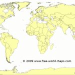 Printable Blank World Maps | Free World Maps For Blank World Map Countries Printable