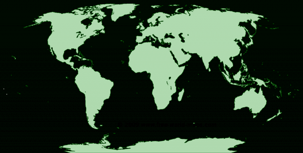 Printable Blank World Maps | Free World Maps inside World Map Stencil Printable