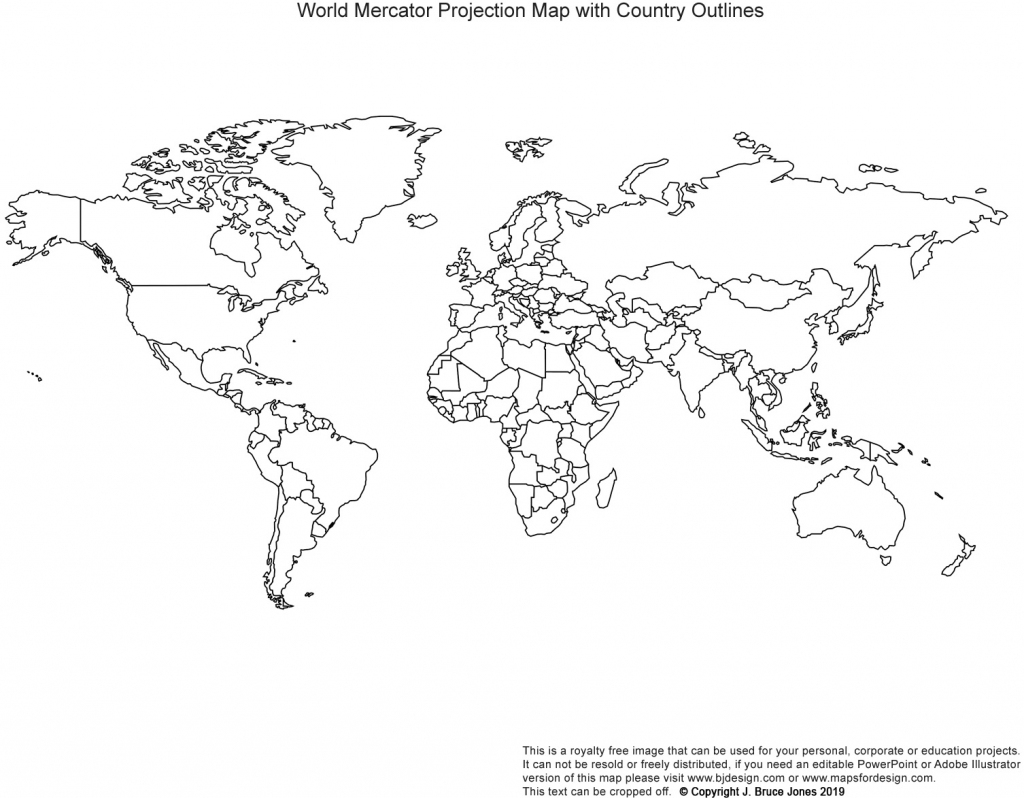 Printable, Blank World Outline Maps • Royalty Free • Globe, Earth inside Free Printable Blank World Map