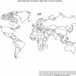 Printable, Blank World Outline Maps • Royalty Free • Globe, Earth Pertaining To Printable Blank World Map With Countries