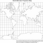 Printable, Blank World Outline Maps • Royalty Free • Globe, Earth Within World Map Mercator Projection Printable