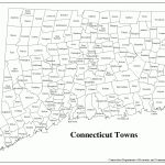 Printable Connecticut Town Map | Connecticut Town Map (Pdf, 44K Within Printable Town Maps