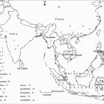 Printable Map Asia With Countries And Capitals Noavg Outline Of Inside Printable Map Of Asia
