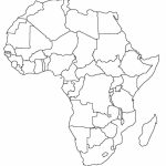 Printable Map Of Africa | Africa World Regional Blank Printable Map With Regard To Free Printable Map Of Africa