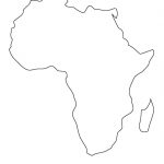 Printable Map Of Africa | Preschool | Africa Map, Africa Drawing With Regard To Africa Outline Map Printable