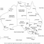 Printable Map Of Australia With States And Capital Cities | Travel Intended For Printable Map Of Australia With States And Capital Cities
