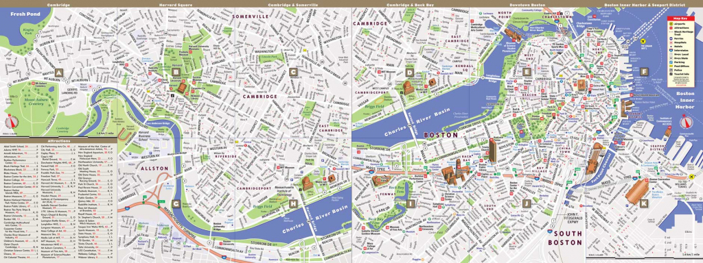 Printable Map Of Boston | World Map Photos And Images in Printable Map Of Boston