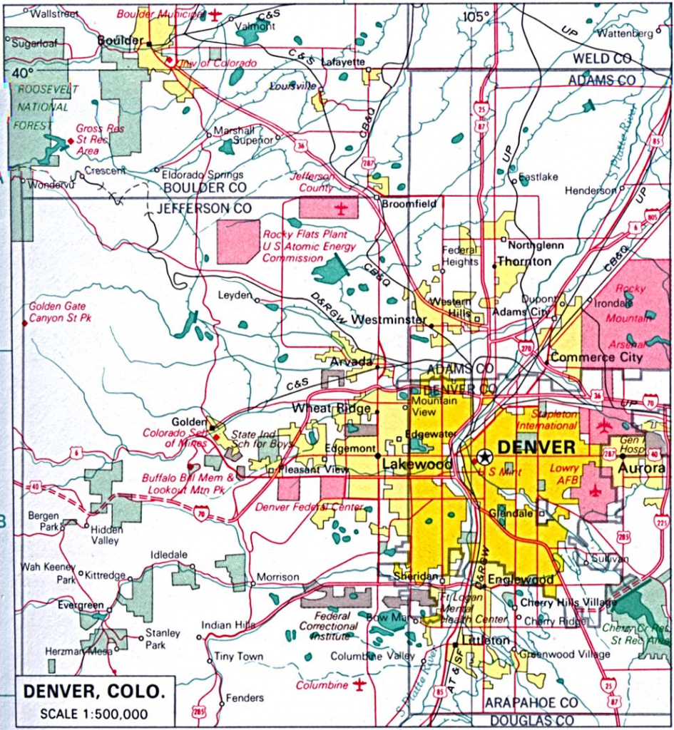 Printable Map Of Colorado Cities And Travel Information | Download with Printable Map Of Colorado Cities
