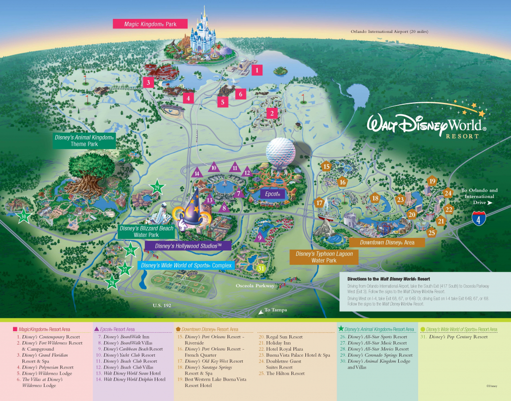 Printable Map Of Disneyland California Printable Walt Disney World within Walt Disney World Printable Maps