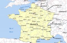 Printable Map Of France With Cities And Towns