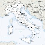 Printable Map Of Italy With Cities | Interesting Maps Of Italy Within Printable Map Of Italy