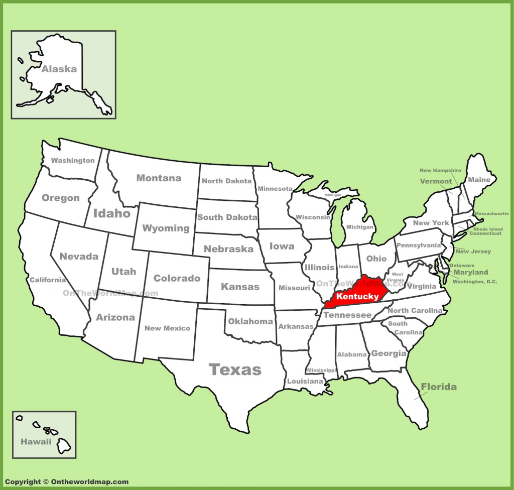 Printable Map Of Kentucky throughout Printable Map Of Kentucky