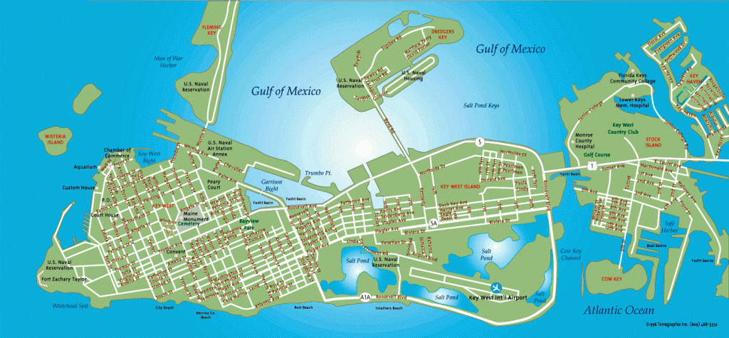 Printable Map Of Key West Florida Streets Hotels Area Attractions Pdf inside Printable Street Map Of Key West Fl