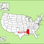 Printable Map Of Mississippi And More Intended For Printable Map Of Mississippi
