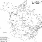 Printable Map Of North America 9   World Wide Maps Regarding Printable Map Of North America With Labels