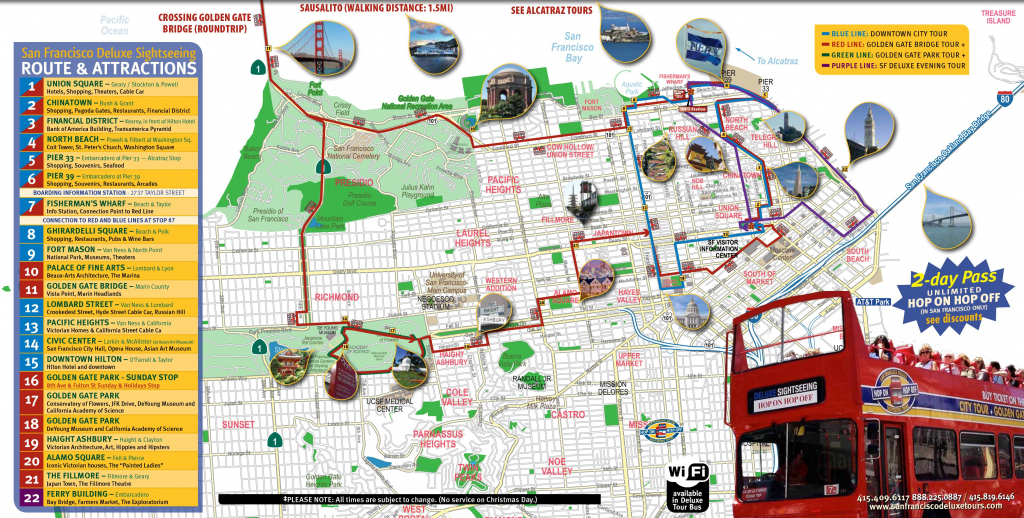 Printable Map Of San Francisco | Printable Maps regarding San Francisco Tourist Map Printable