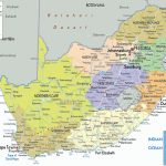 Printable Map Of South Africa And Travel Information | Download Free With Printable Map Of South Africa