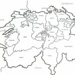 Printable Map Of Switzerland And Travel Information | Download Free Regarding Printable Map Of Switzerland