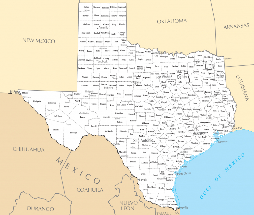 Printable Map Of Texas With Cities And Travel Information | Download for Printable Map Of Texas Cities And Towns