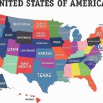 Printable Map Of The United States With Labeled Inspirational Inside Printable Map Of The United States