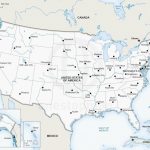 Printable Map Of Us Capitals Usa With States Valid Major Cities With Printable Map Of Usa With Major Cities