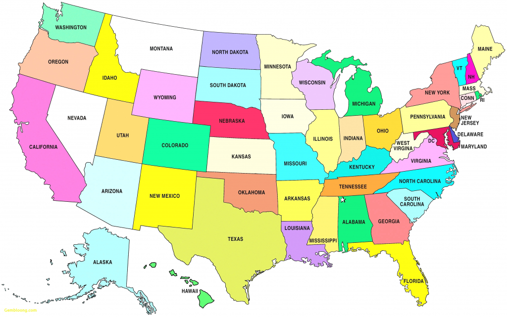 Printable Map Of Us Time Zones Usa Time Zone Map Lovely United pertaining to Printable Time Zone Map Usa With States