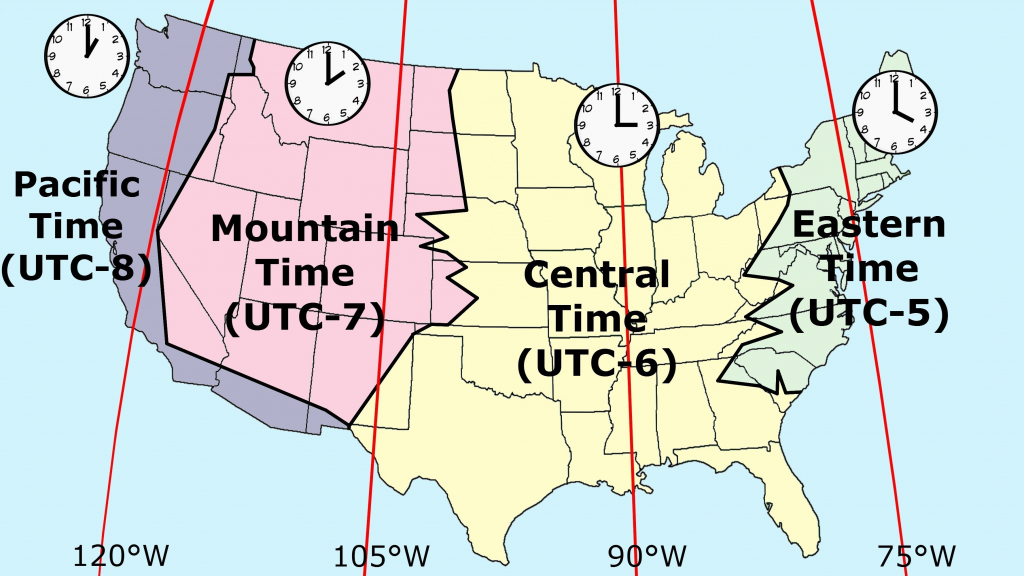 Printable Map Of Us Time Zones Zone Florida United States pertaining to Printable Usa Time Zone Map