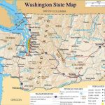 Printable Map Of Washington State And Travel Information | Download For Washington State Road Map Printable