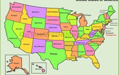 Us Time Zones Map With States Printable