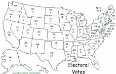 2016 Printable Electoral Map