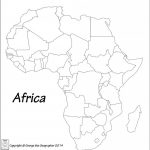 Printable Maps Of Africa | Sitedesignco Pertaining To Africa Outline Map Printable