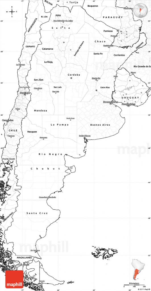 Printable Maps Of Argentina And Travel Information | Download Free with regard to Printable Map Of Argentina