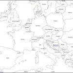 Printable Maps Of Europe   Earthwotkstrust With Printable Black And White Map Of Europe