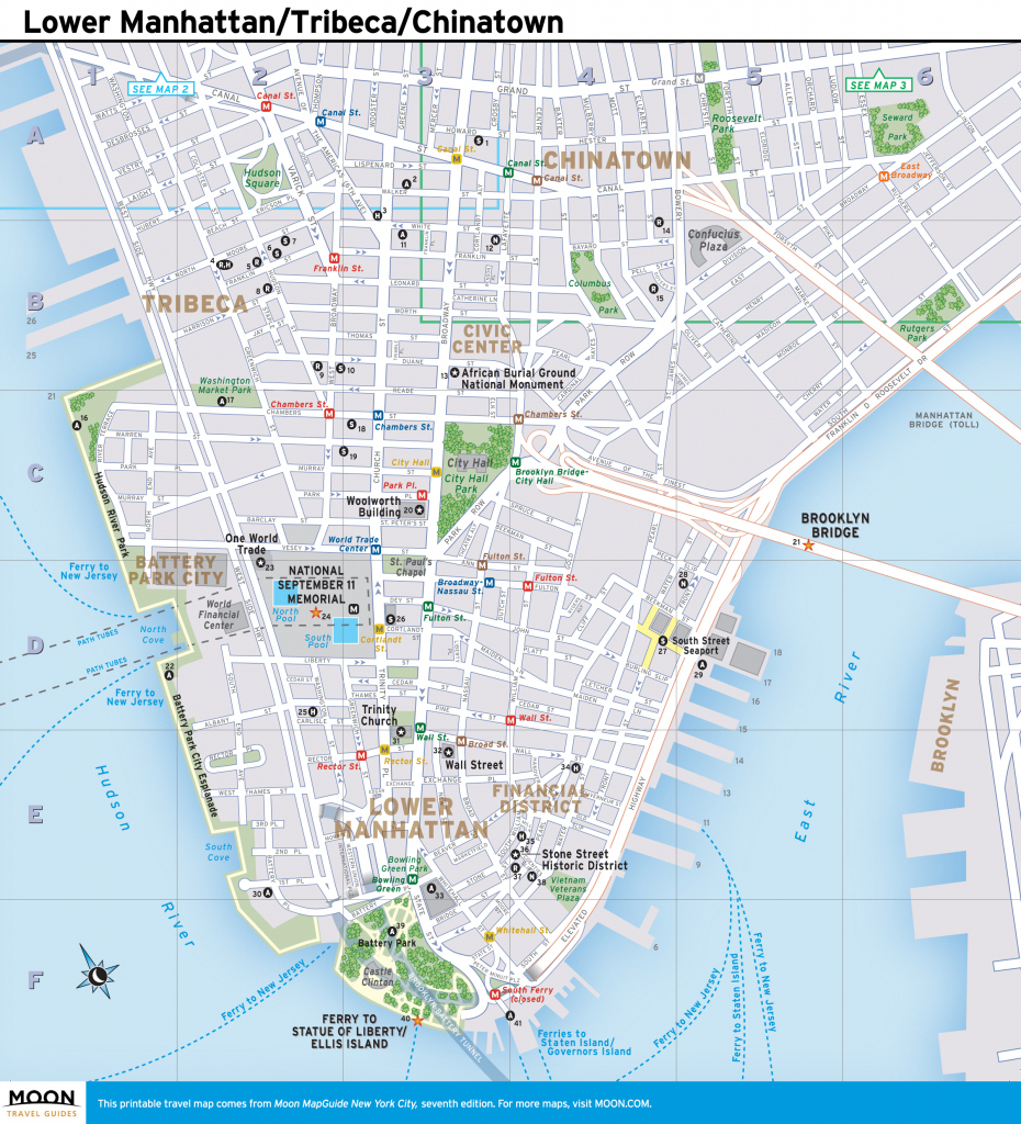 Printable New York Map Printable Travel Maps Of New York | Travel intended for New York City Street Map Printable