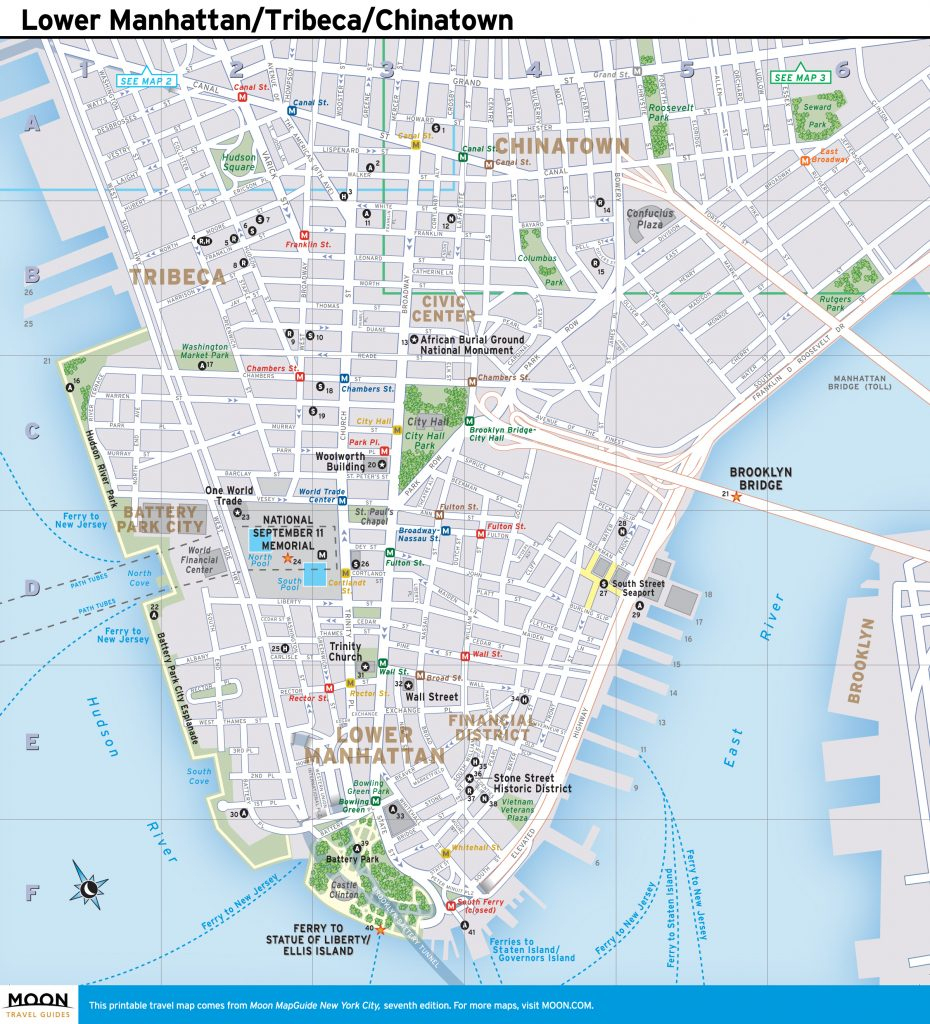 Printable New York Map Printable Travel Maps Of New York | Travel regarding Brooklyn Street Map Printable