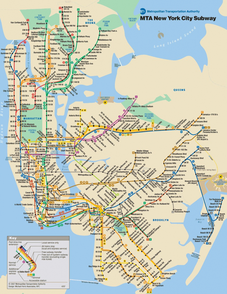 Printable New York Subway Map ~ Afp Cv pertaining to Printable New York Subway Map