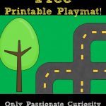 Printable Road Playmat And German Road Signs | Preschool | Community With Regard To Printable Road Maps For Kids