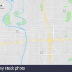 Printable Streetmap Of Wichita Including Highways, Major Roads With Regard To Printable Street Map Of Wichita Ks