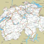 Printable Switzerland Road Map,swiss Transport Map,switzerland Pertaining To Printable Map Of Switzerland