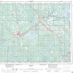 Printable Topographic Map Of Timmins 042A, On With Free Printable Topographic Maps
