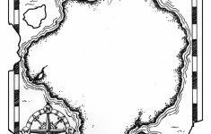 Printable Treasure Map Coloring Page