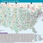 Printable Us Area Code Map | United States Area Codes | Us Area In Printable Area Code Map