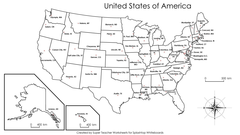 Printable Us Map Free | Download Them Or Print - Free Printable regarding Free Printable Labeled Map Of The United States