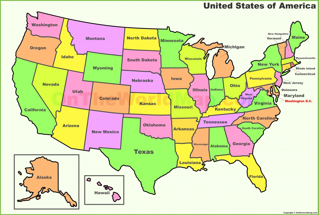 Printable Us Map Of States And Capitals Save United States Map State with United States Map Of States Printable