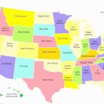 Printable Us Map Quiz States And Capitals New United States Map Quiz Inside Printable Us Map With States And Capitals