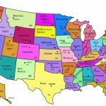 Printable Us Map States Labeled Valid Printable Map Us And Canada For Us Map With States Labeled Printable